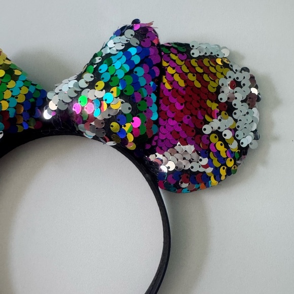Disney Sequined Minnie Mouse Ears Headband - Picture 5 of 6